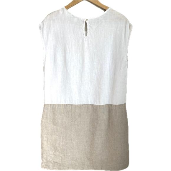 Garnet Hill White Sheath Mini Dress Resort Wear - Picture 6 of 12